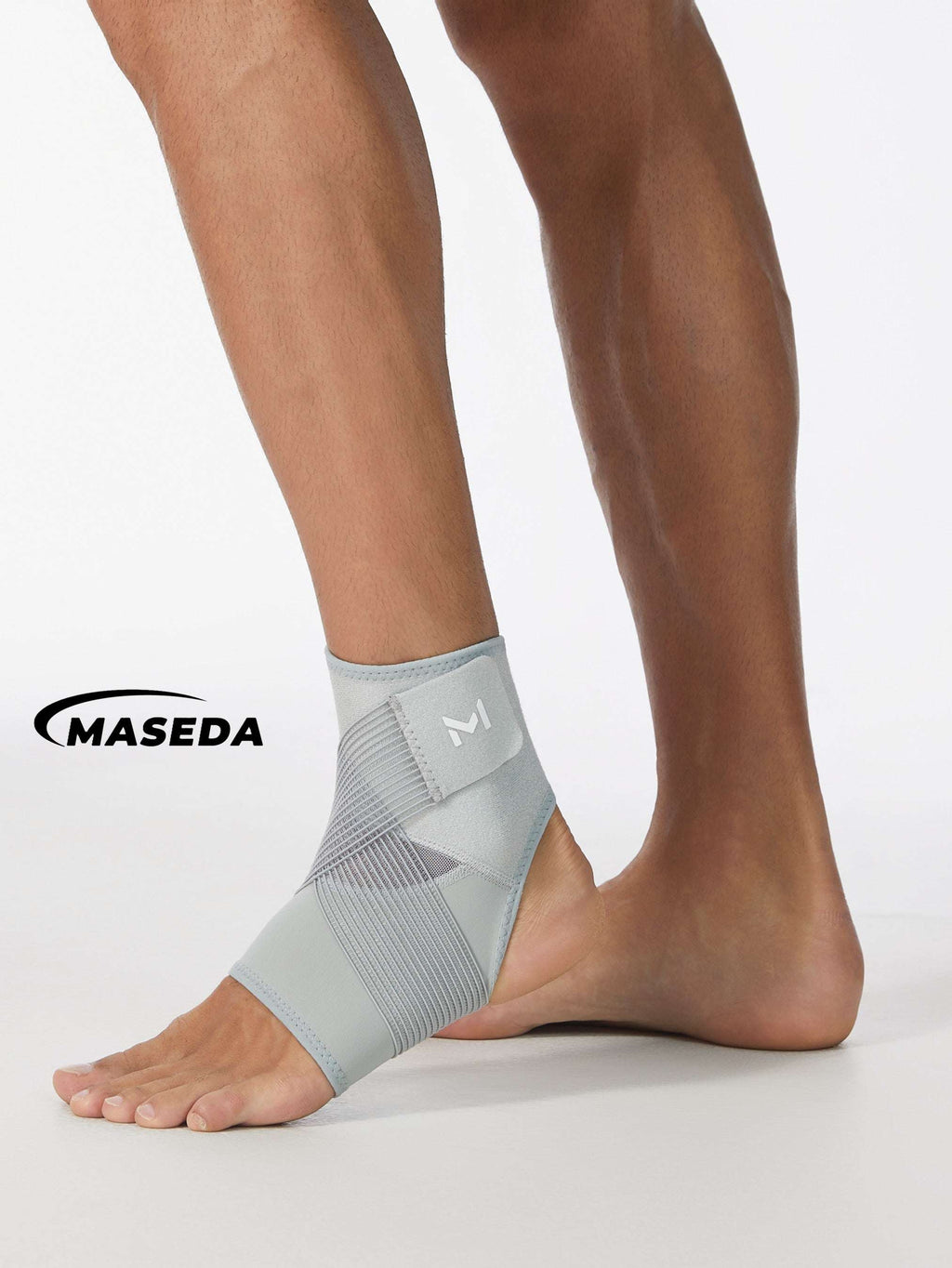 Adjustable Compression Ankle Brace — Breathable Elastic Ankle Support Stabilizer for Running, Fitness & Sports