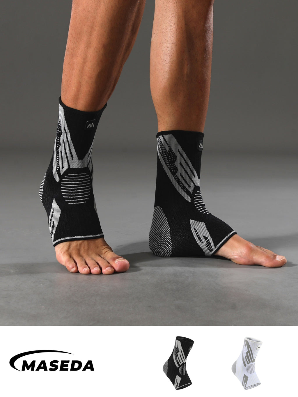 Ankle Compression Sleeve – 3D Knitted Elastic Support Brace for Sports Stability & Protection