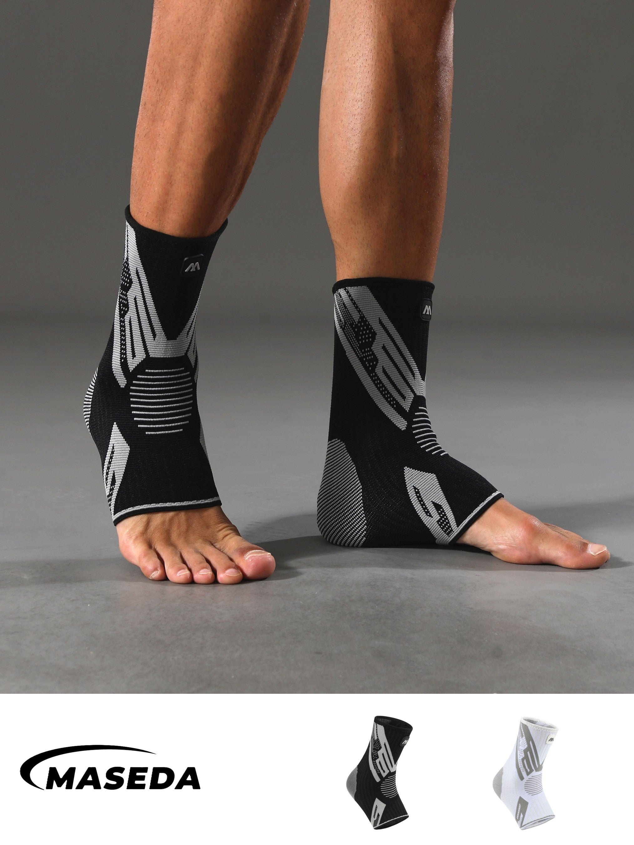 Ankle Compression Sleeve – 3D Knitted Elastic Support Brace for Sports Stability & Protection