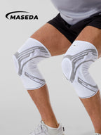 Breathable Knee Support Sleeve – Elastic Crisscross Straps for Sports Stability & Joint Protection