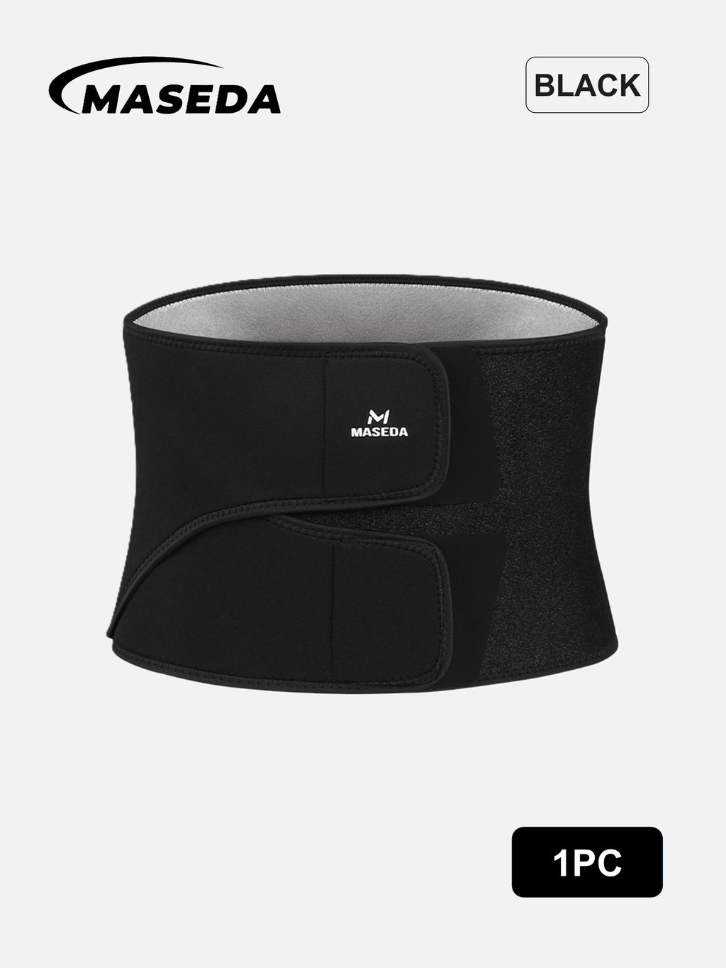 Silver Ion Sweat Waist Trimmer - Sauna Belt with Phone Pocket for Workout