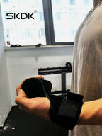 Premium Weightlifting Grips with Wrist Support | 3mm Anti-Slip Microfiber Workout Gloves