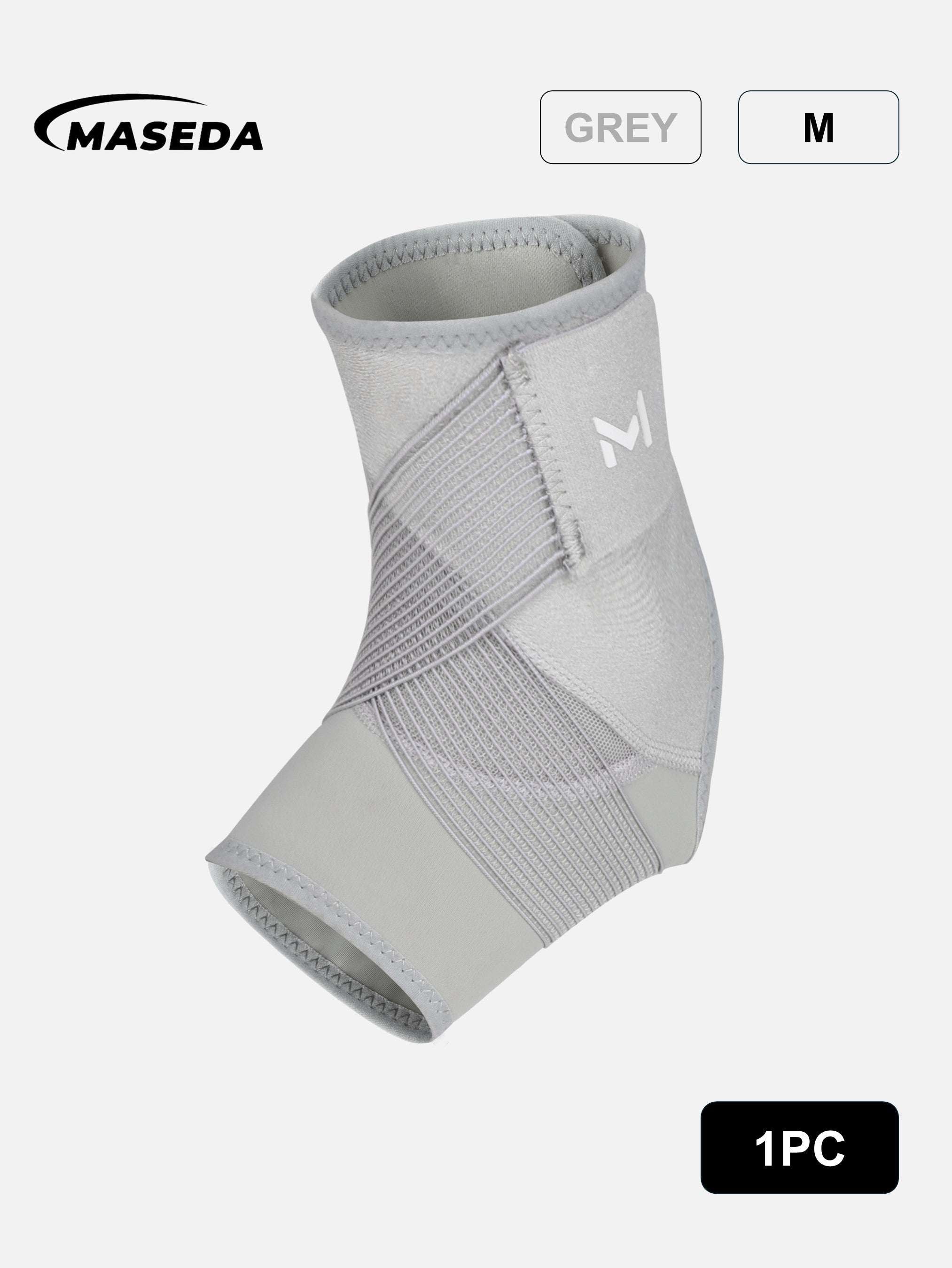 Adjustable Compression Ankle Brace — Breathable Elastic Ankle Support Stabilizer for Running, Fitness & Sports
