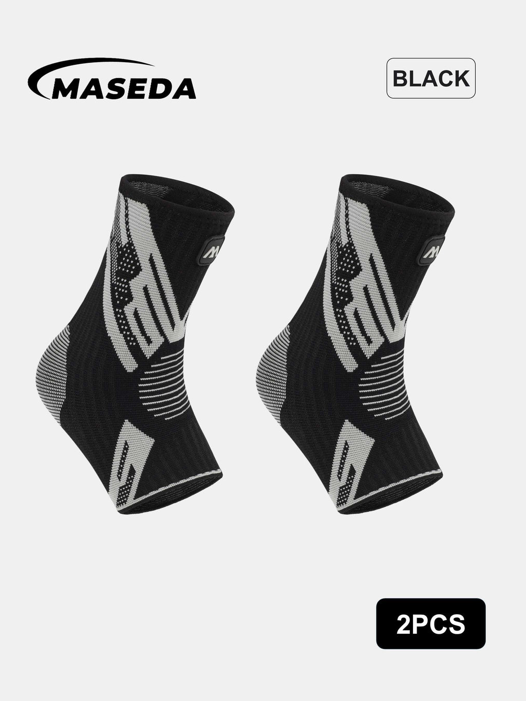 Ankle Compression Sleeve – 3D Knitted Elastic Support Brace for Sports Stability & Protection
