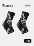 Ankle Compression Sleeve – 3D Knitted Elastic Support Brace for Sports Stability & Protection