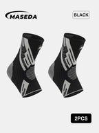 Ankle Compression Sleeve – 3D Knitted Elastic Support Brace for Sports Stability & Protection