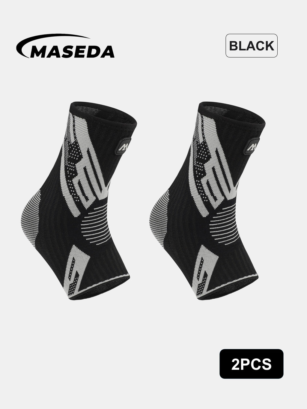 Ankle Compression Sleeve – 3D Knitted Elastic Support Brace for Sports Stability & Protection