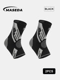 Ankle Compression Sleeve – 3D Knitted Elastic Support Brace for Sports Stability & Protection