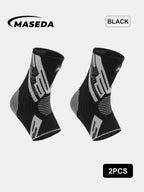Ankle Compression Sleeve – 3D Knitted Elastic Support Brace for Sports Stability & Protection