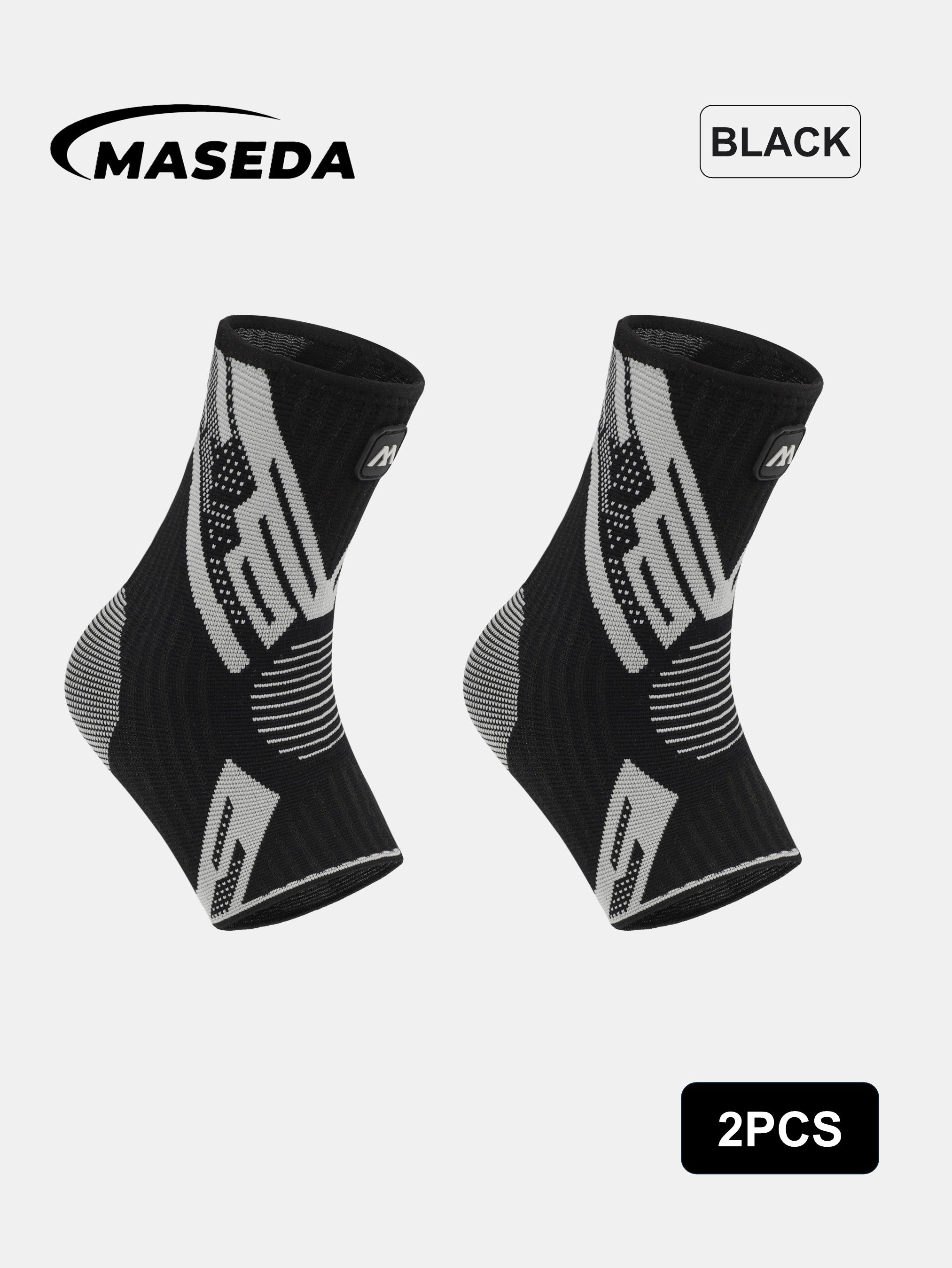 Ankle Compression Sleeve – 3D Knitted Elastic Support Brace for Sports Stability & Protection