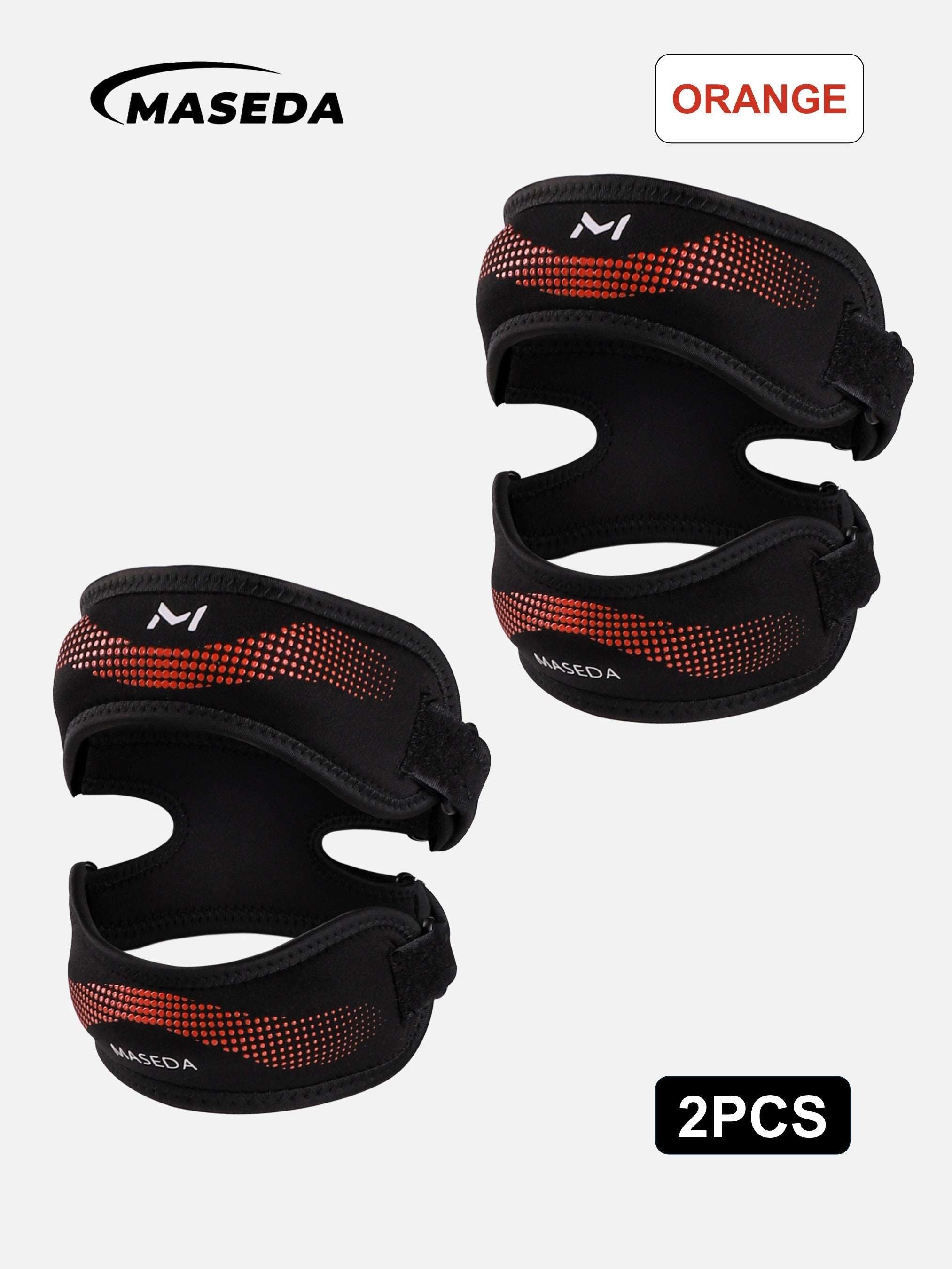 Adjustable Double Patella Tendon Support Strap – Comfortable Knee Brace & Stabilizer for Sports Protection, Running, Gym, Weightlifting & Basketball