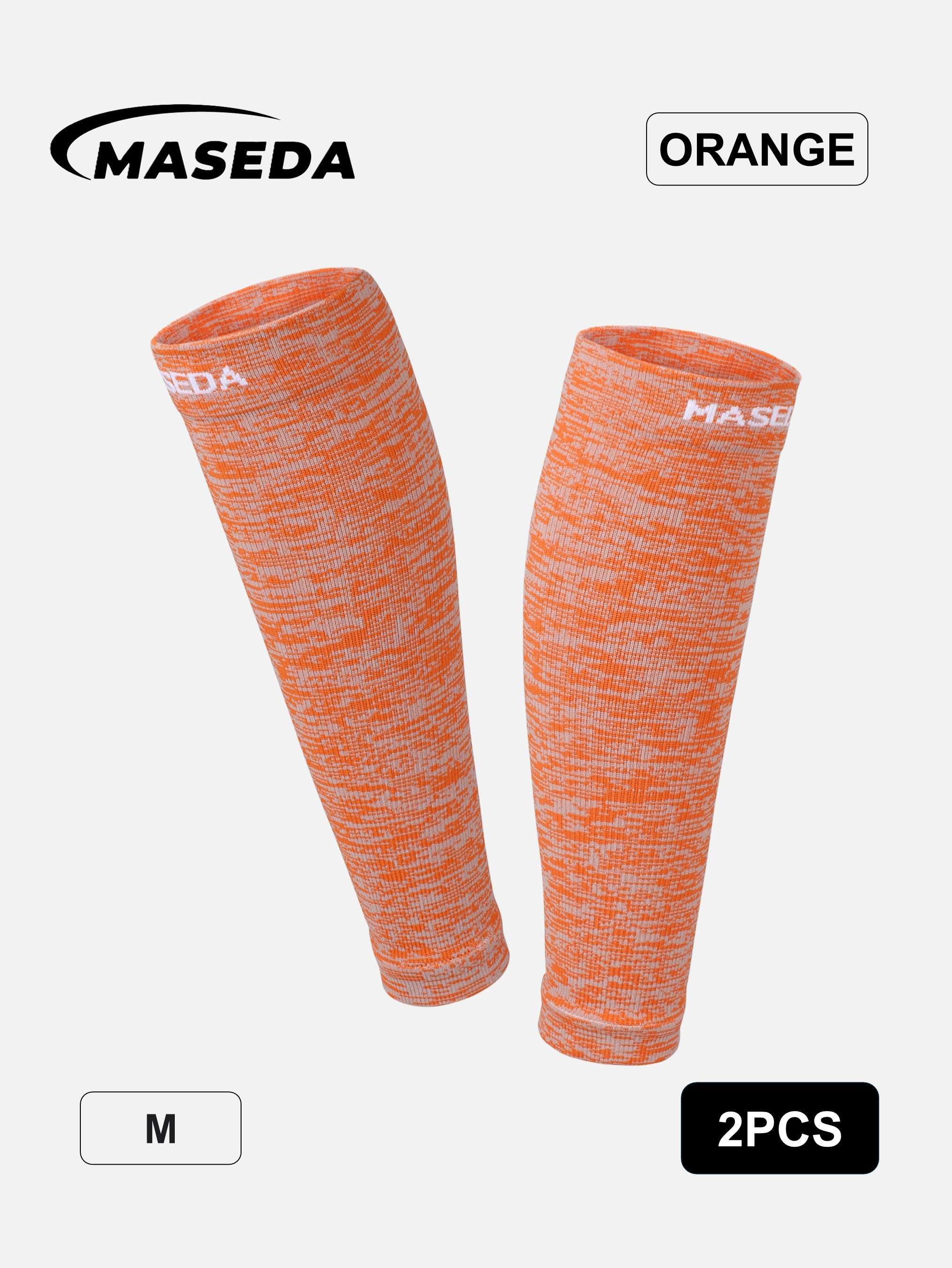 Seamless Compression Calf Sleeves - Sports Leg Support for Running & Cycling