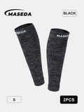 Seamless Compression Calf Sleeves - Sports Leg Support for Running & Cycling