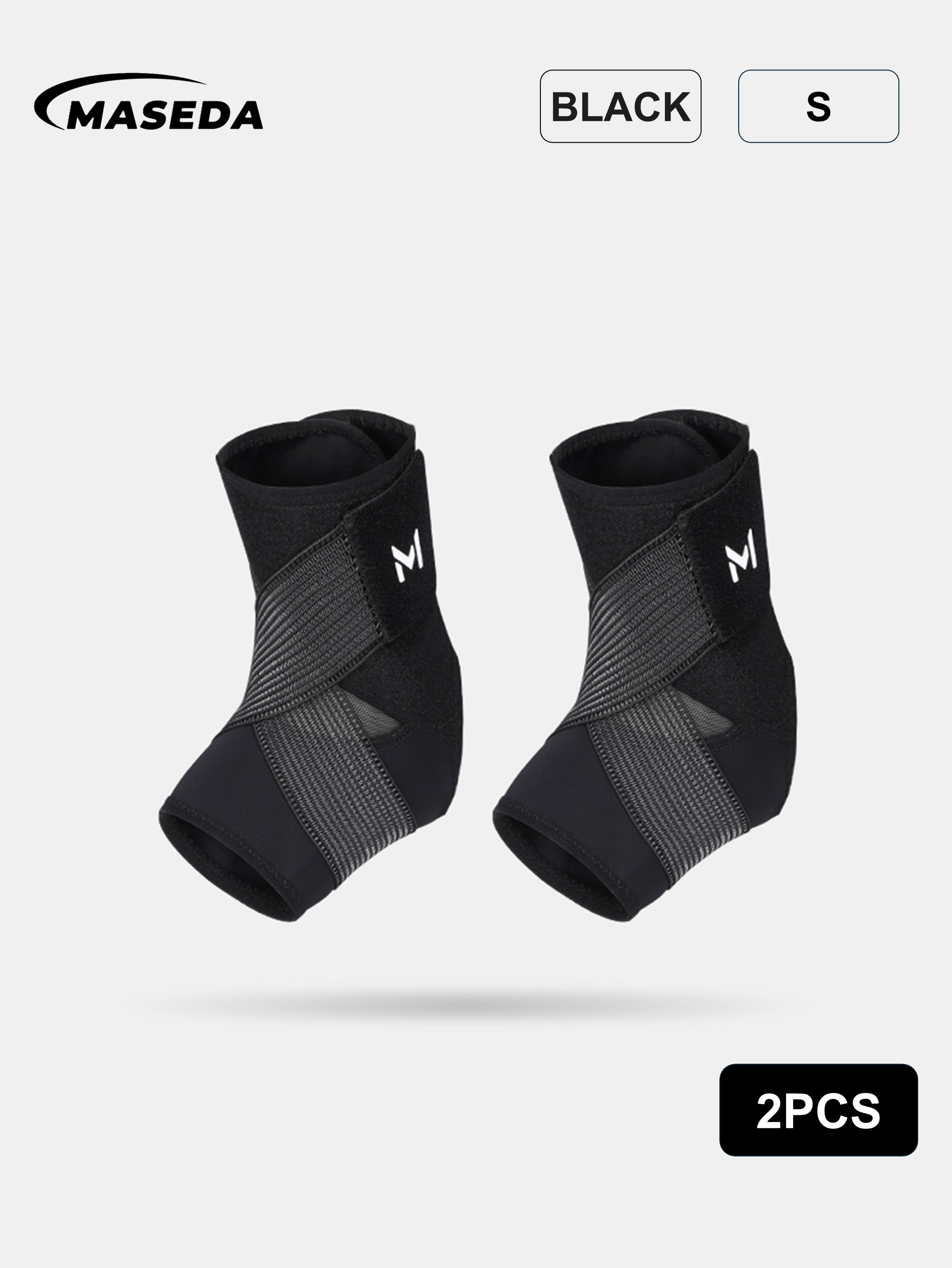 Verstellbare Kompressions-Knöchelbandage — Atmungsaktive elastische Knöchel-Stützstabilisator für Laufen, Fitness & Sport