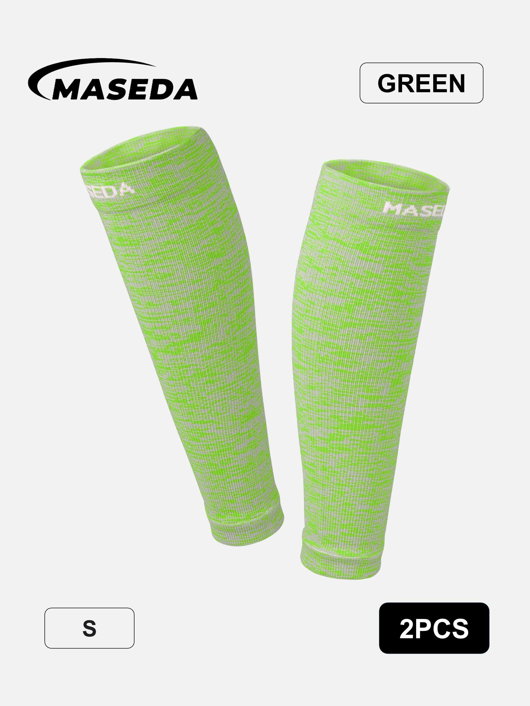 Seamless Compression Calf Sleeves - Sports Leg Support for Running & Cycling