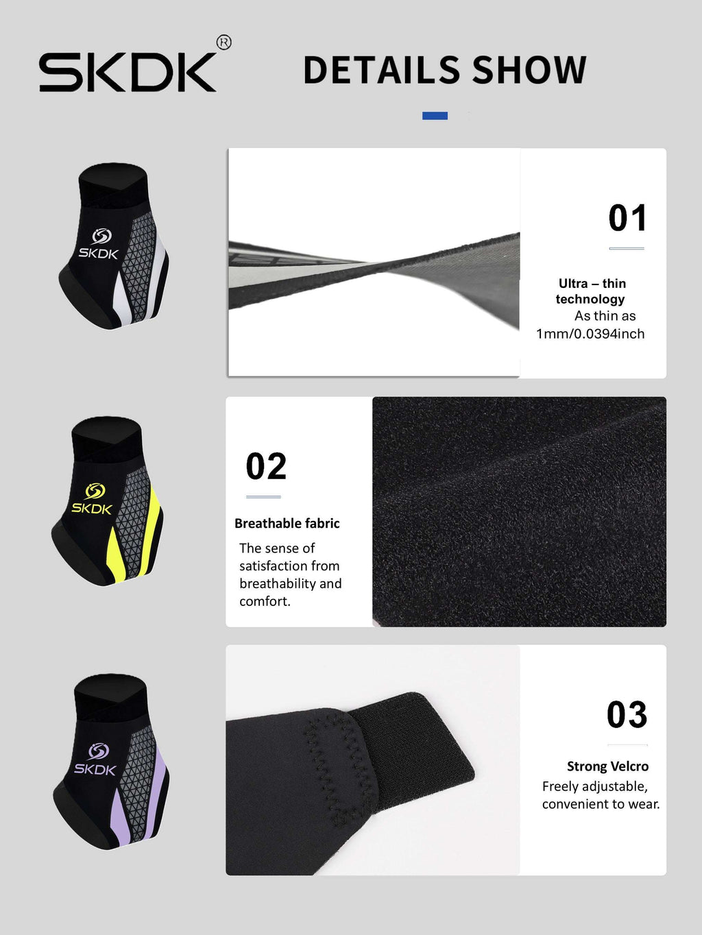 Adjustable Compression Ankle Brace – High-Quality Breathable Support Wrap for Running, Gym & Outdoor Sports – Unisex
