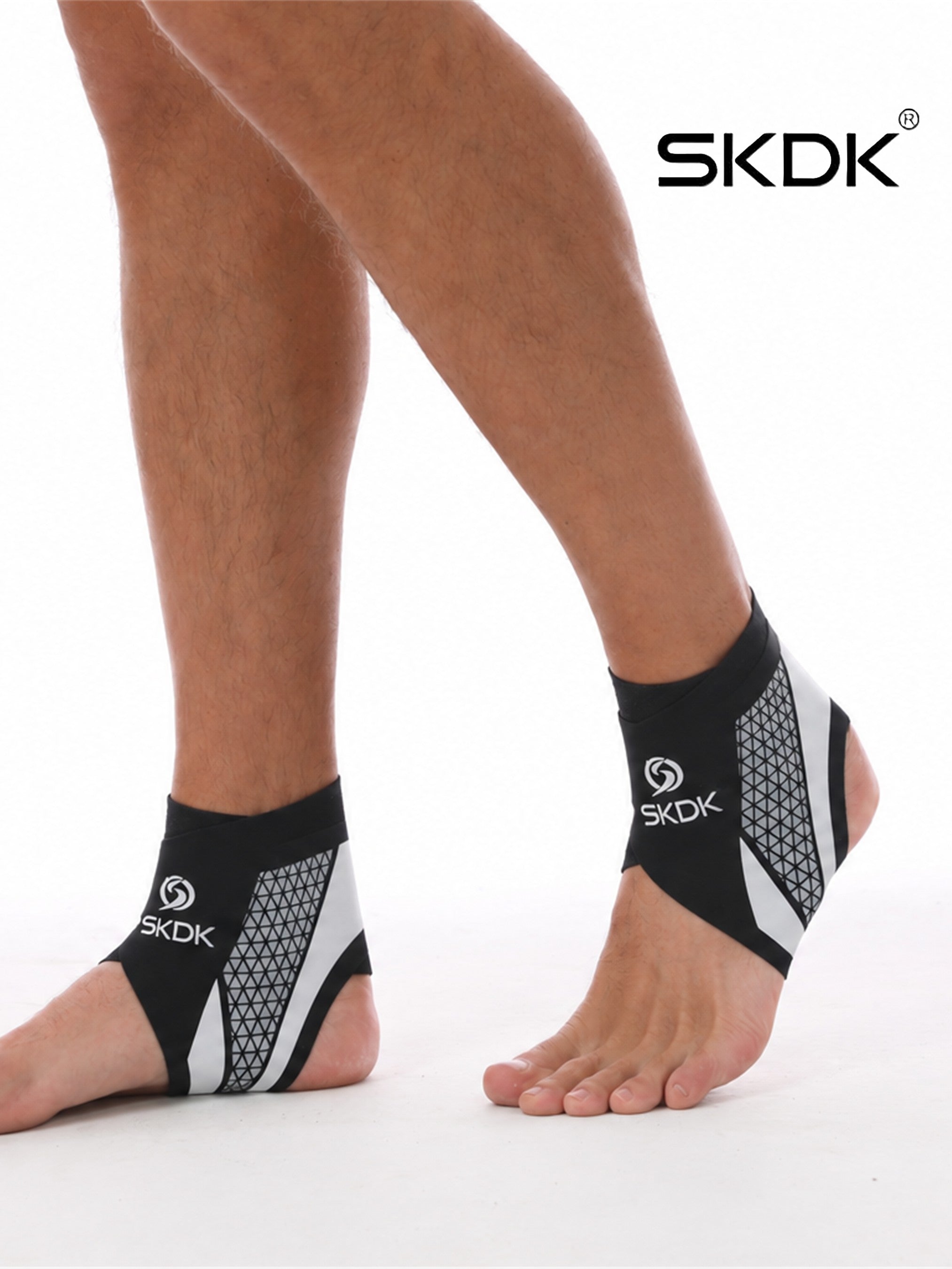 Verstellbare Kompressions-Knöchelbandage – Hochwertige, atmungsaktive Stützbandage für Laufen, Fitness & Outdoorsport – Unisex