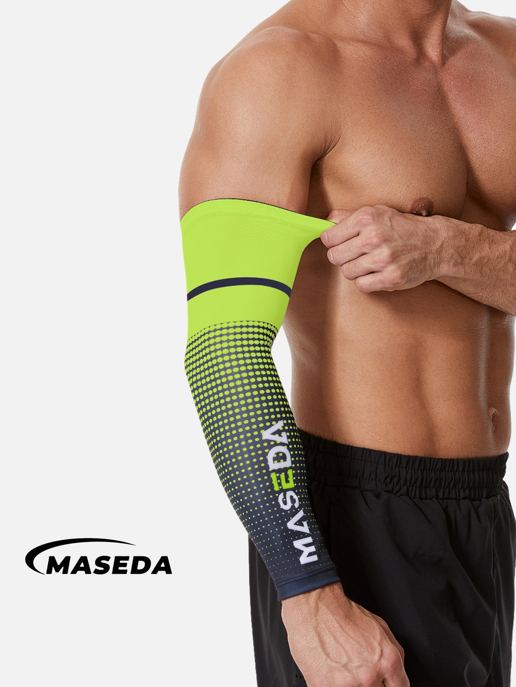 Compression Elbow Sleeve with Silicone Strip - Breathable Sports Guard