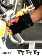 Premium Weightlifting Grips with Wrist Support | 3mm Anti-Slip Microfiber Workout Gloves