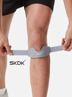 Adjustable Patella Strap with Concave Silicone Pad & Breathable Lining