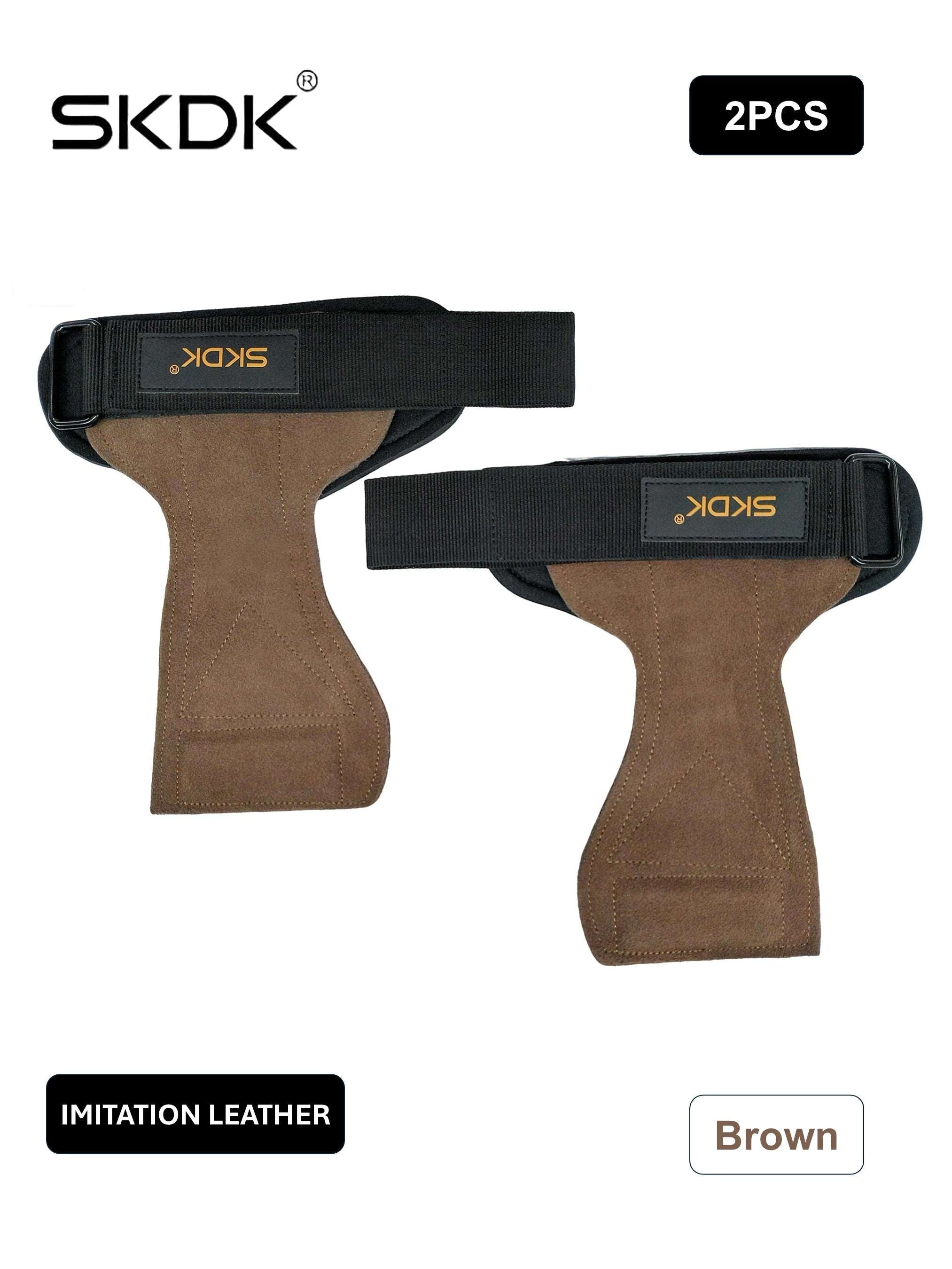 Premium Weightlifting Grips with Wrist Support | 3mm Anti-Slip Microfiber Workout Gloves