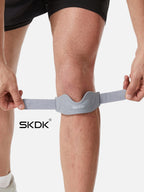 Adjustable Patella Strap with Concave Silicone Pad & Breathable Lining