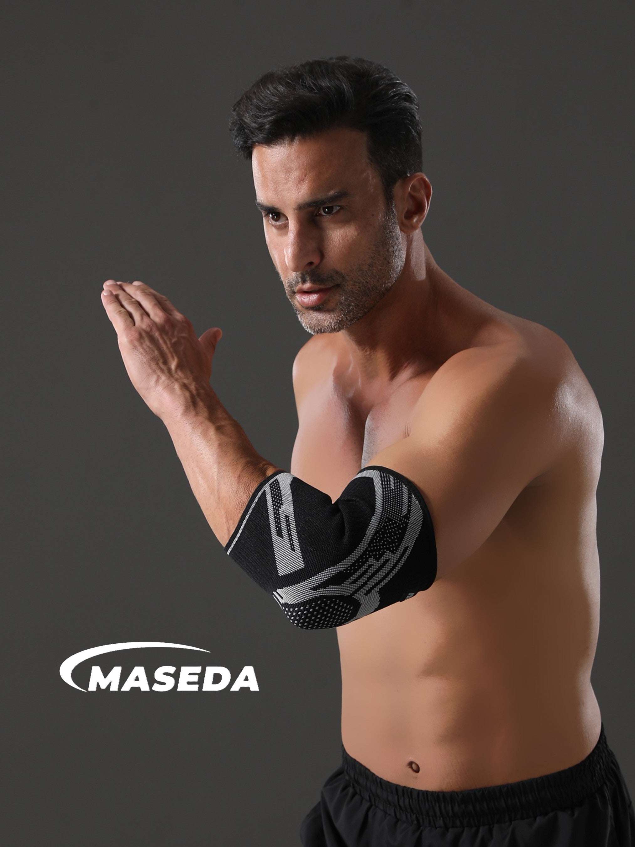 3D Knitted Elbow Compression Sleeve – Breathable Elastic Support Brace for Sports Protection & Joint Stability