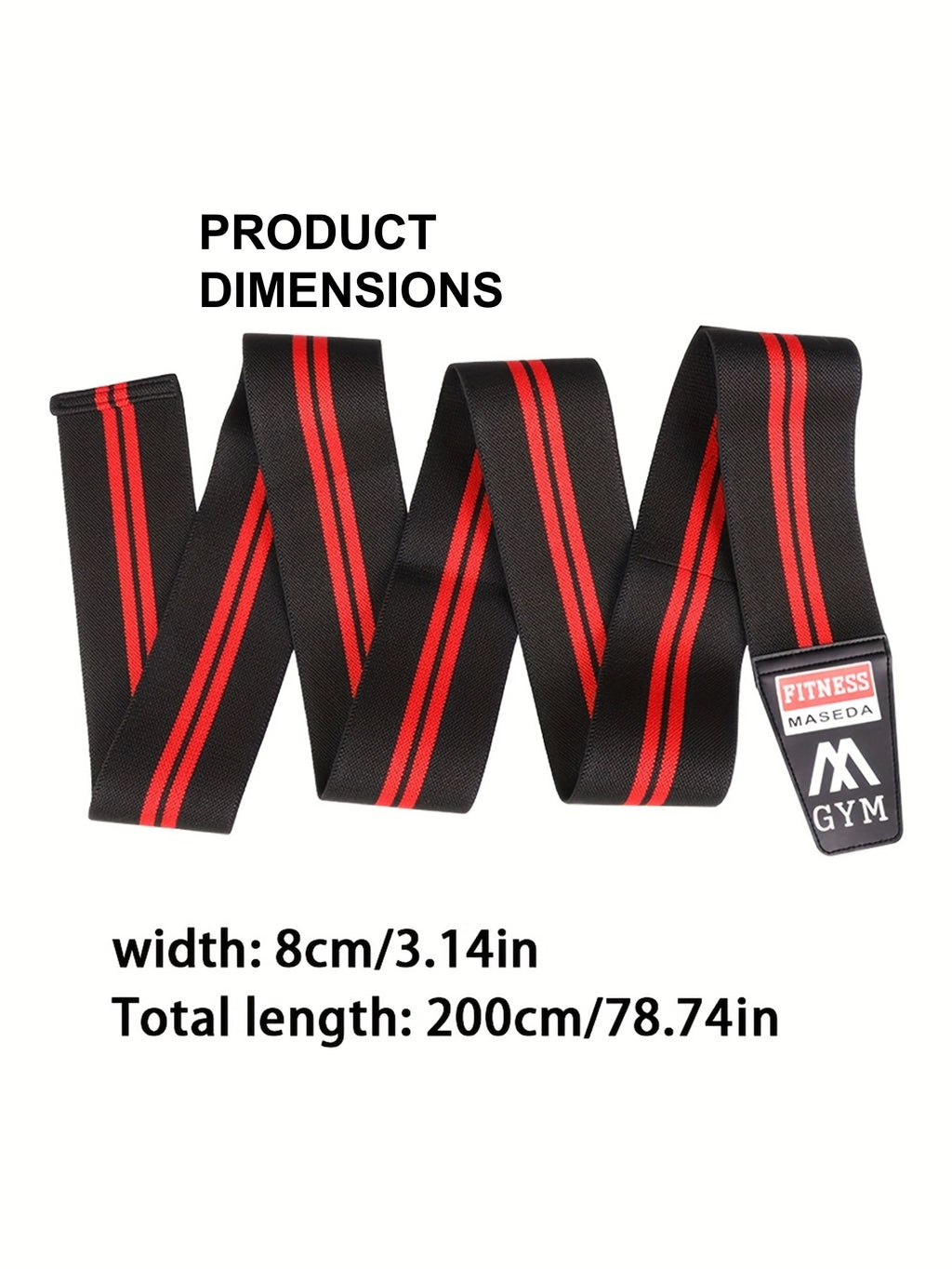 Adjustable Knee Support Wraps – Elastic Compression Brace for Weightlifting, Squats & Gym Workouts