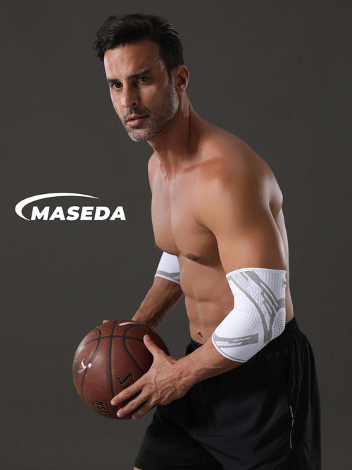 3D Knitted Elbow Compression Sleeve – Breathable Elastic Support Brace for Sports Protection & Joint Stability