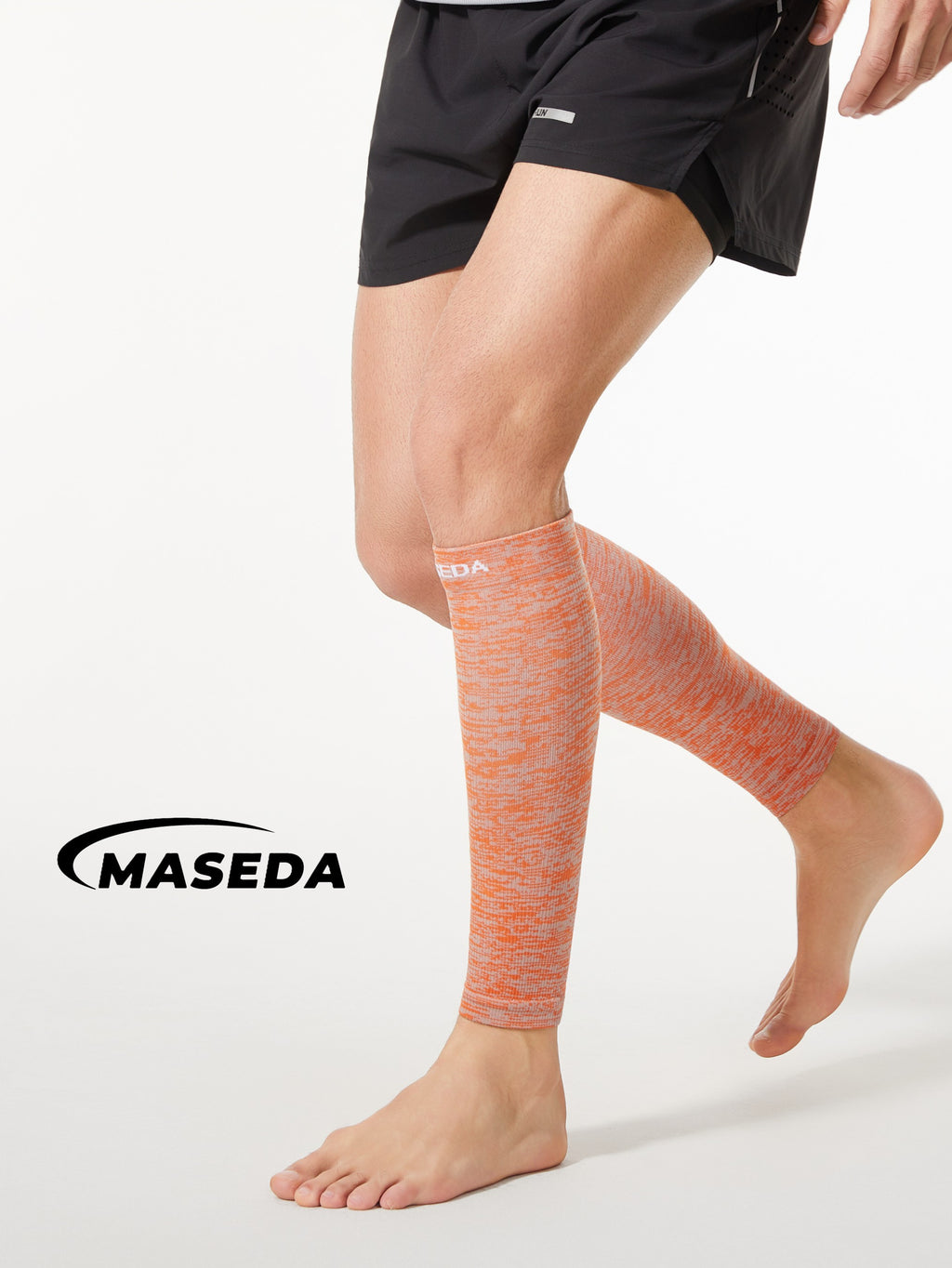 Seamless Compression Calf Sleeves - Sports Leg Support for Running & Cycling