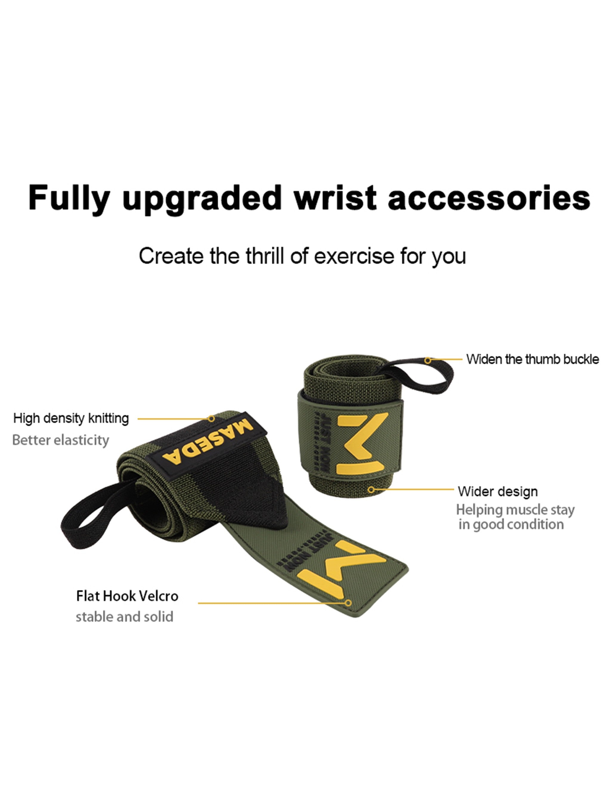 Adjustable Weightlifting Wrist Wraps – Breathable Anti-Slip Support Brace for Gym, Gymnastics & Daily Use – Mixed Colors