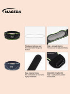 Patella Tendon Knee Strap - Adjustable Support Brace with Silicone Pad for Running & Sports