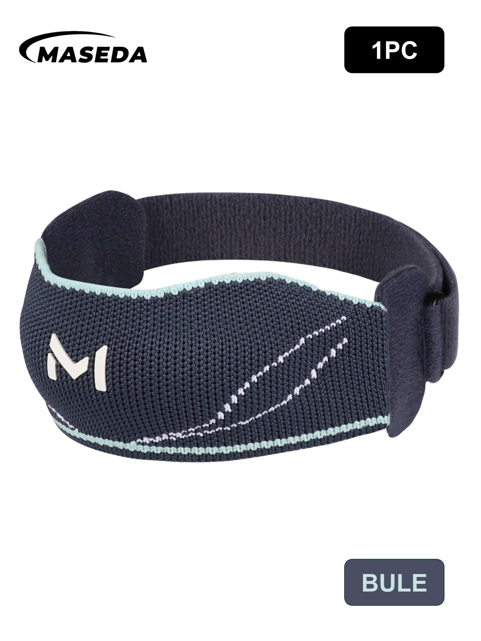 Patella Tendon Knee Strap - Adjustable Support Brace with Silicone Pad for Running & Sports