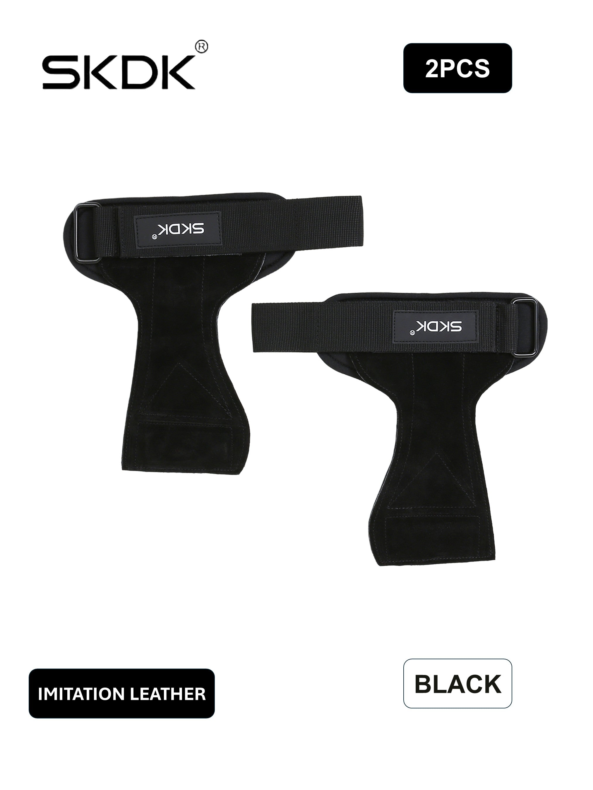 Premium Gewichthebe-Griffe mit Handgelenkstütze | 3mm rutschfeste Mikrofaser Workout Handschuhe