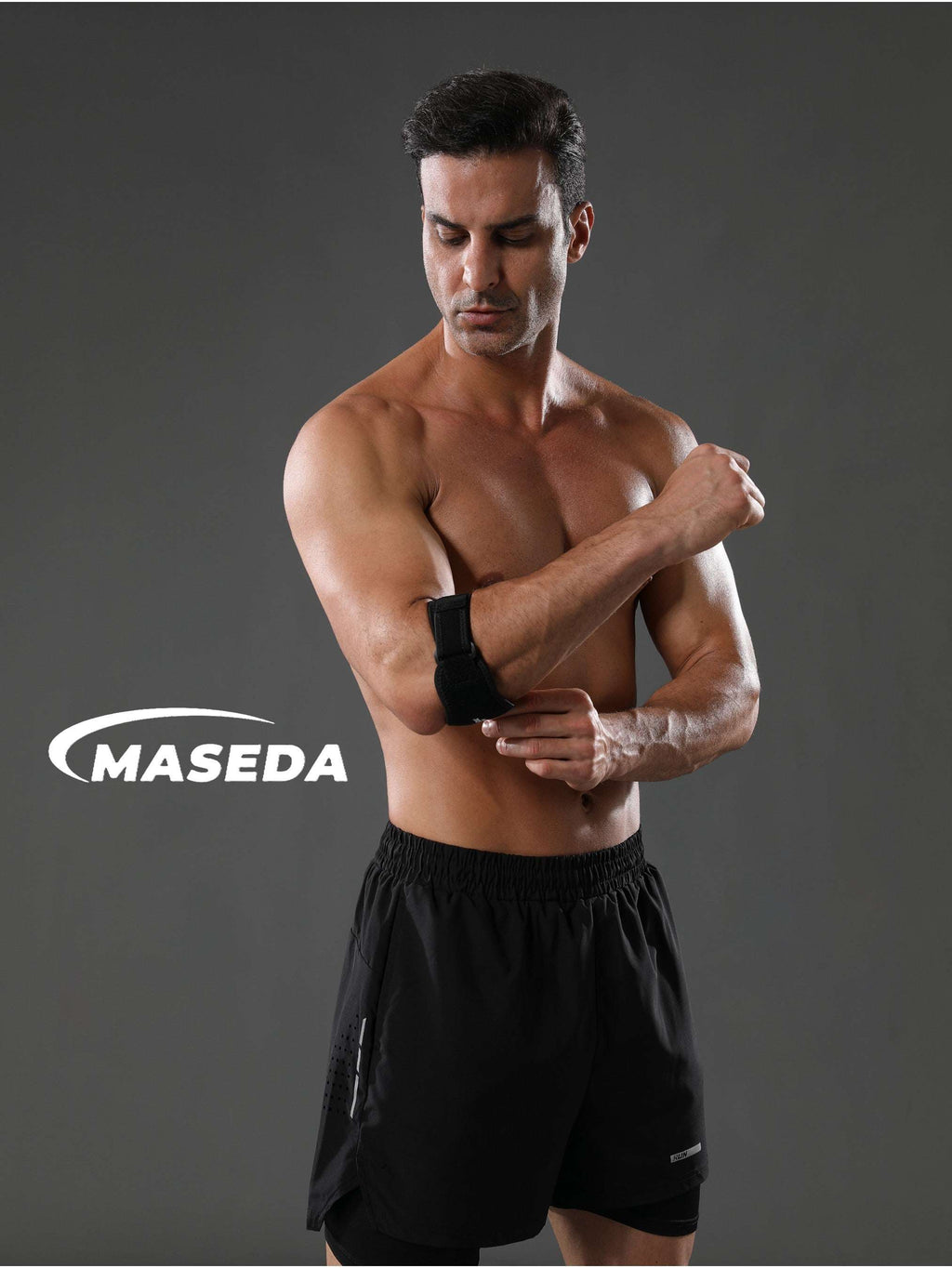 Adjustable Elbow Support Brace with EVA Pad – Breathable Compression Strap for Sports Stability & Protection