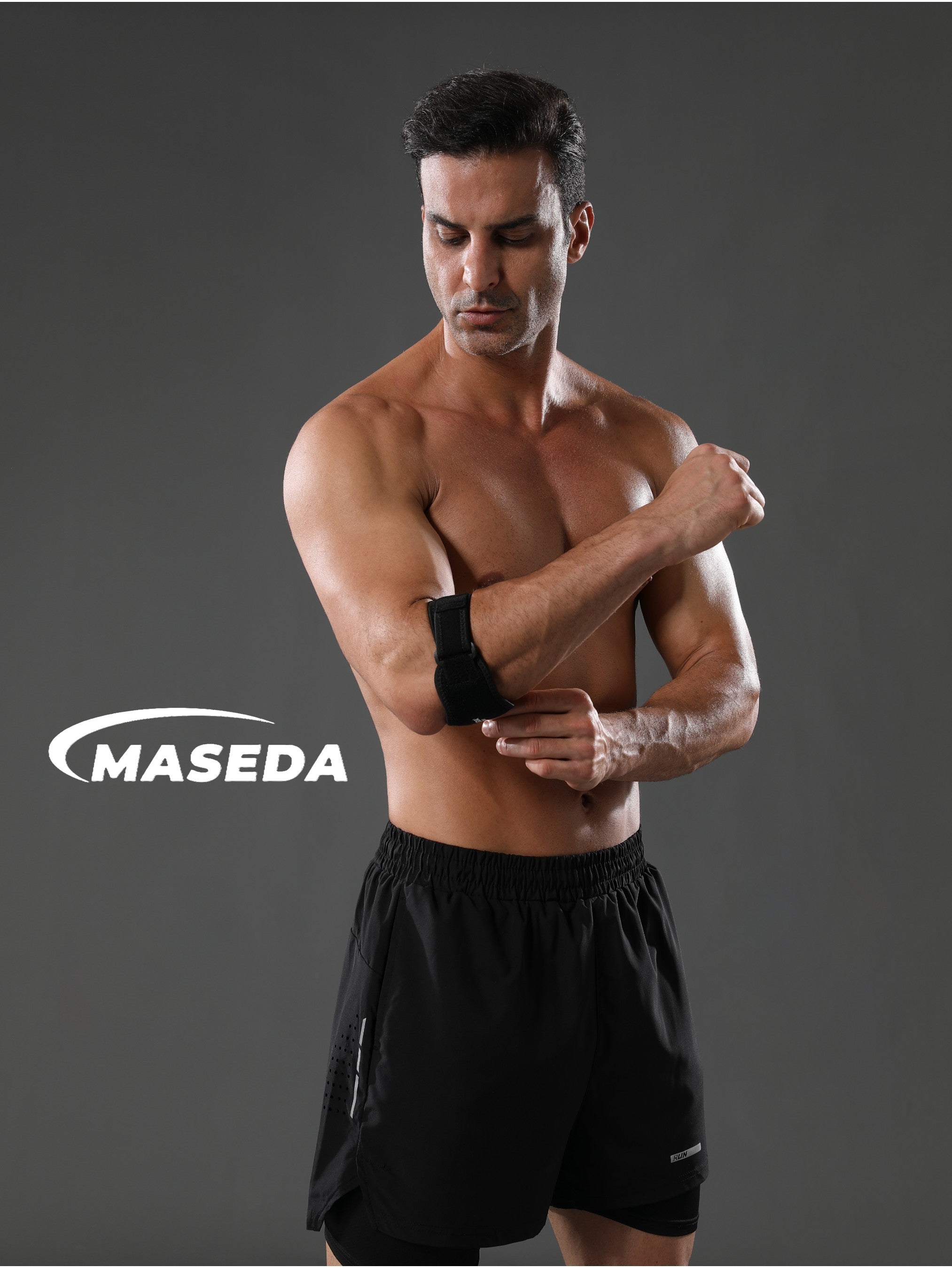 Adjustable Elbow Support Brace with EVA Pad – Breathable Compression Strap for Sports Stability & Protection