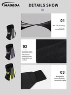 Ultra-Thin Ankle Support Brace – Fashionable Honeycomb Print Compression Sleeve – Breathable & Adjustable