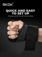 Boxing Inner Gloves with 90cm Wrist Wraps - Breathable Knuckle Protection Hand Wraps for MMA, Muay Thai & Sparring Training
