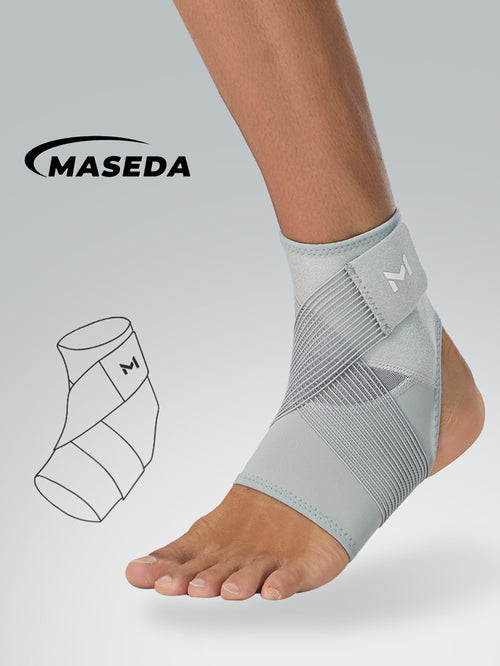 Adjustable Compression Ankle Brace — Breathable Elastic Ankle Support Stabilizer for Running, Fitness & Sports