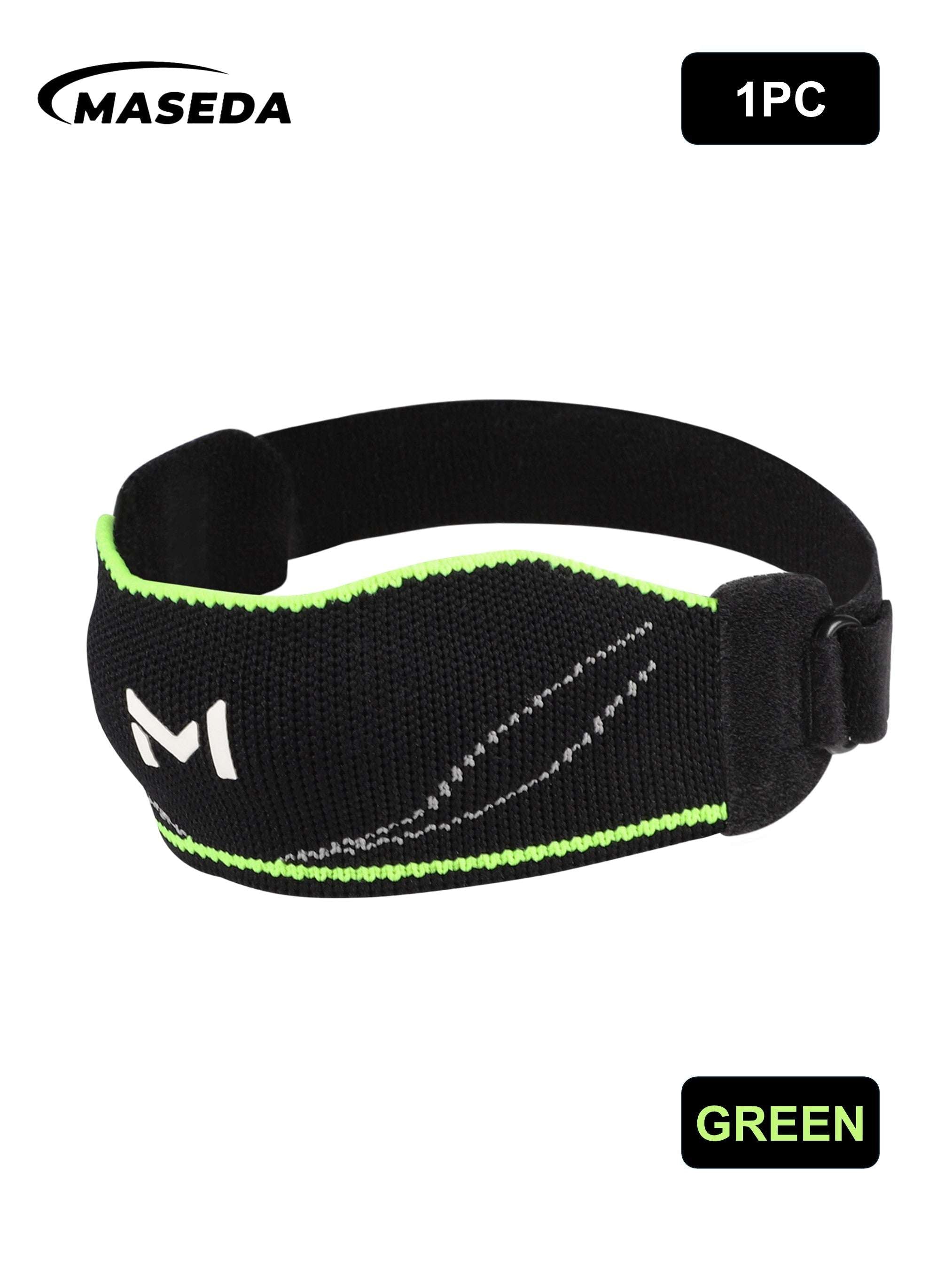 Patella Tendon Knee Strap - Adjustable Support Brace with Silicone Pad for Running & Sports