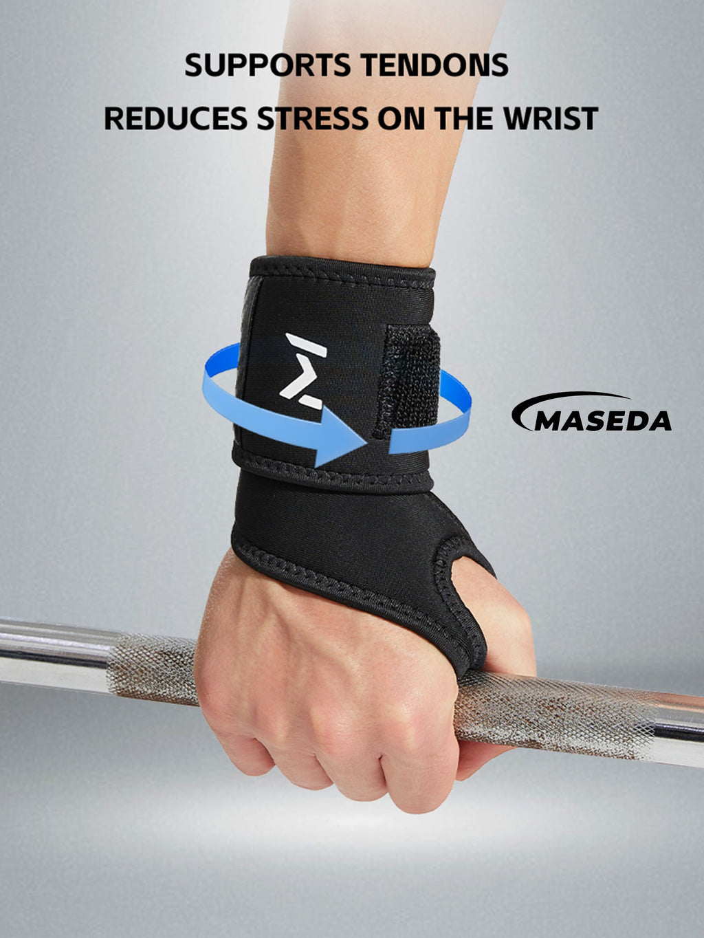Adjustable Weightlifting Wrist Wraps – Breathable Anti-Slip Support Brace for Gym, Gymnastics & Daily Use