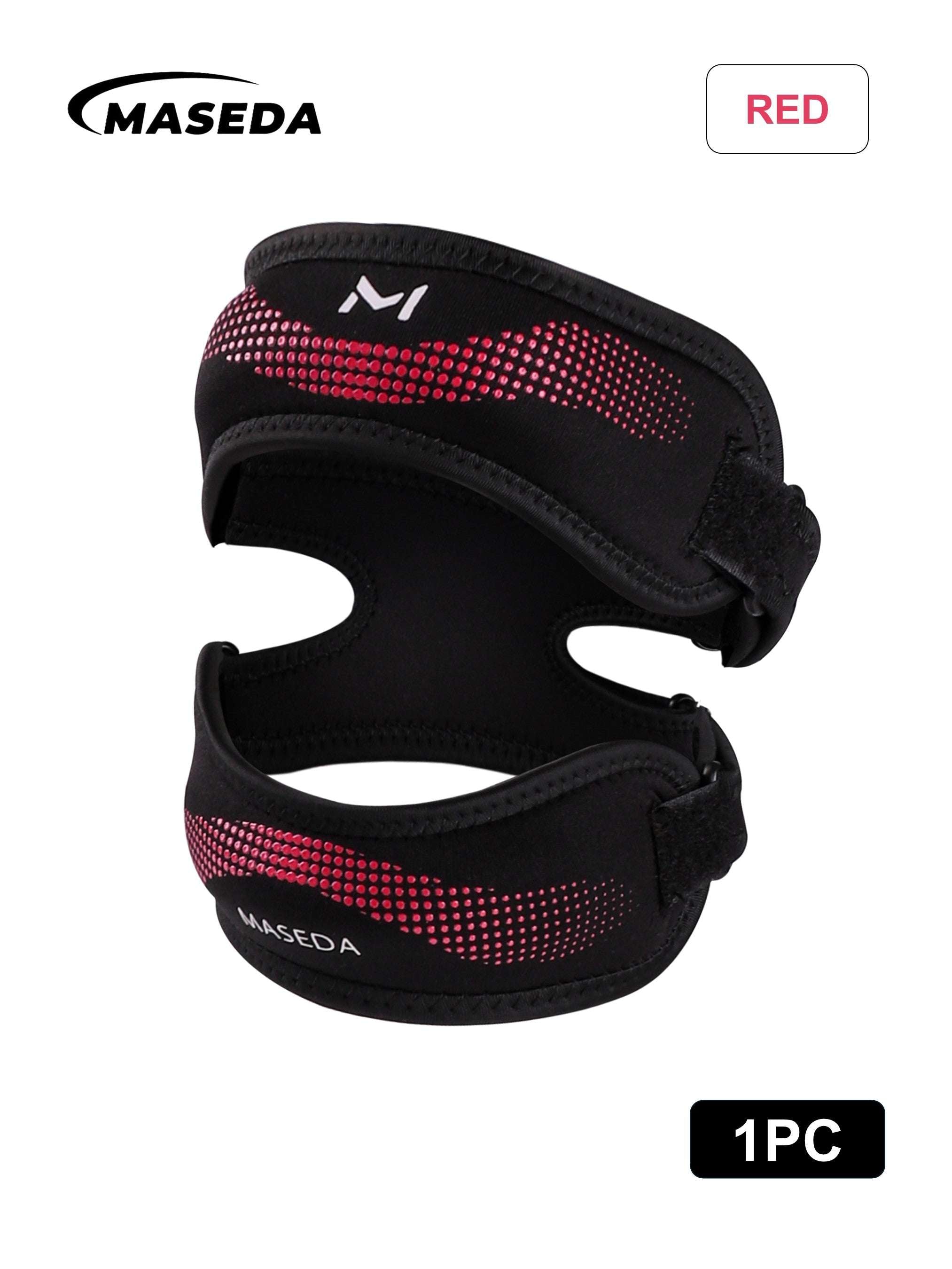 Adjustable Double Patella Tendon Support Strap – Comfortable Knee Brace & Stabilizer for Sports Protection, Running, Gym, Weightlifting & Basketball