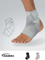 Adjustable Compression Ankle Brace — Breathable Elastic Ankle Support Stabilizer for Running, Fitness & Sports