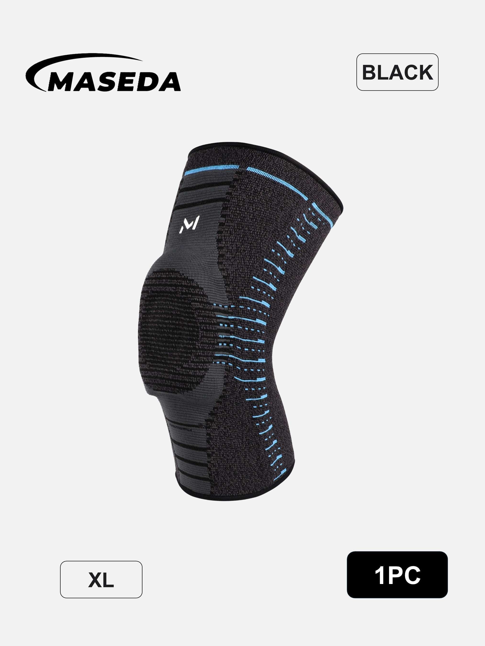 Knee Compression Sleeve with Thickened Silicone Pad – Anti-Slip Support Brace for Sports Protection & Stability