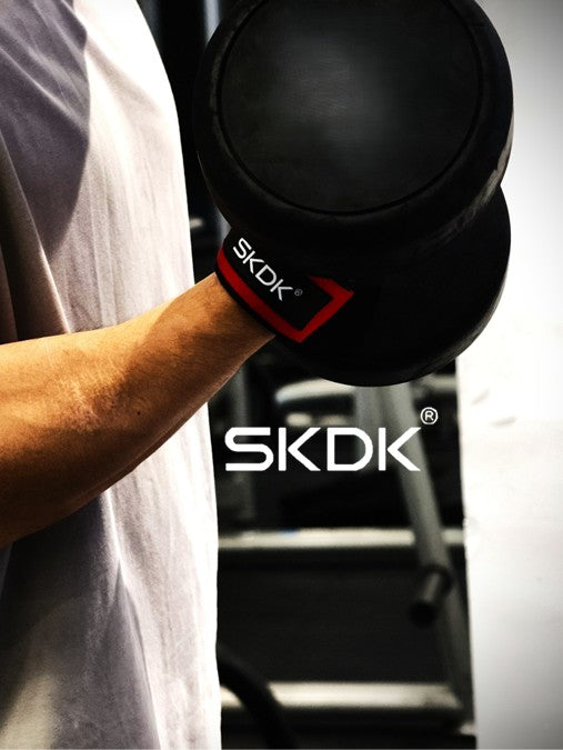 Weightlifting Wrist Wraps 2-Pack | Thickened Elastic Foam Support | Non-Slip Silicone | Polyester Breathable for Gym, Powerlifting & Fitness