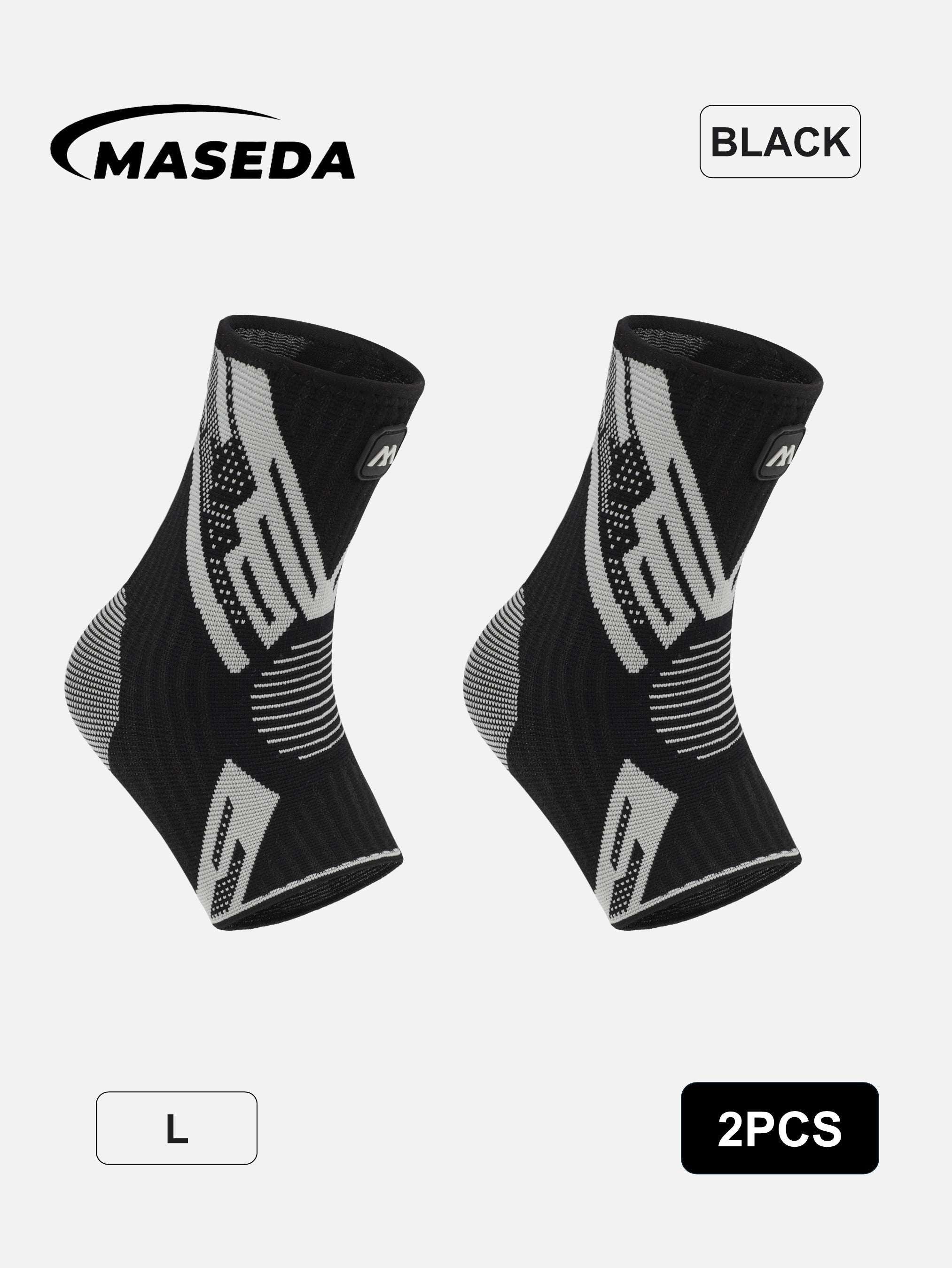 Ankle Compression Sleeve – 3D Knitted Elastic Support Brace for Sports Stability & Protection