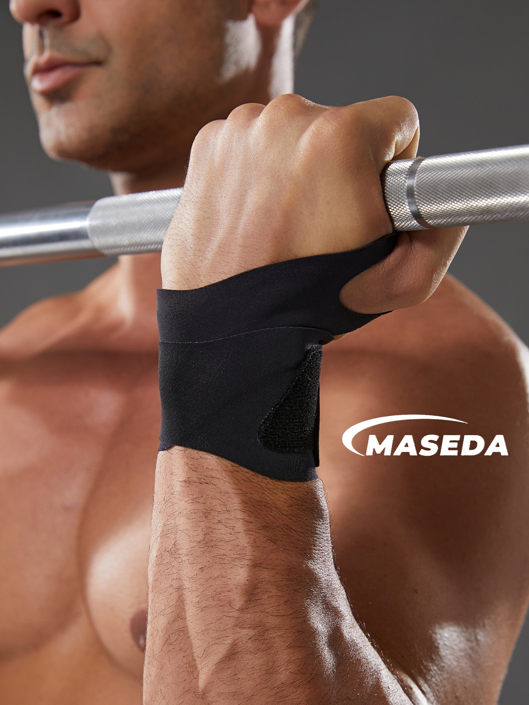 Sports Wrist Support Wraps | 0.89mm Ultra-Thin Breathable Fabric | Thumb Stall Design | Strong-Adhesion Velcro for Gym & Fitness