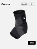 Adjustable Compression Ankle Brace — Breathable Elastic Ankle Support Stabilizer for Running, Fitness & Sports