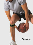 Patella Tendon Knee Strap - Adjustable Support Brace with Silicone Pad for Running & Sports