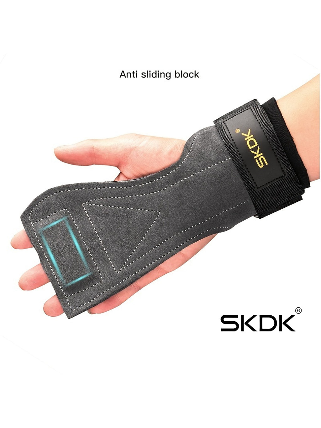 Premium Weightlifting Grips with Wrist Support | 3mm Anti-Slip Microfiber Workout Gloves
